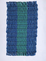 Lobster Rope Mat,  Navy Blue and Hunter Green