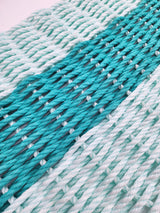 Lobster Rope Mat, Seafoam and Teal