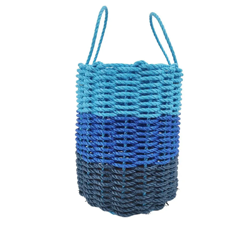 Authentic Maine Lobster Rope Storage Navy Blue, Blue and Light Blue Little Salty Rope