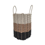 Authentic Maine Lobster Rope Storage Black, Brown, Tan Ombre Little Salty Rope