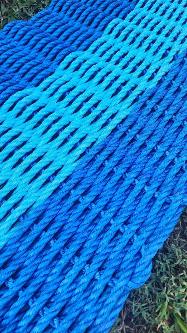 Blue and Light Blue Rope Mat Little Salty Rope