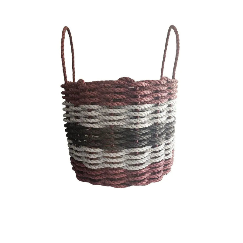 Five Stripe Rope Storage Basket Little Salty Rope