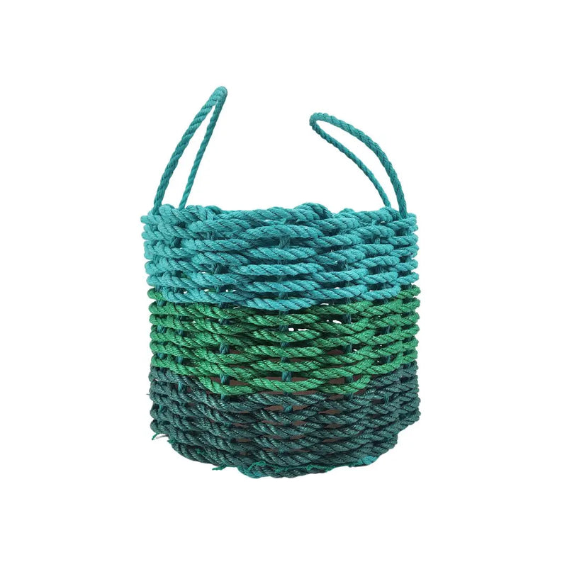 Green Ombre Rope Storage Basket Little Salty Rope
