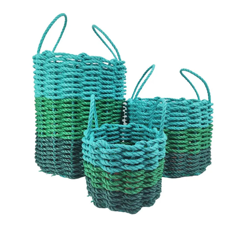 Green Ombre Rope Storage Basket Little Salty Rope