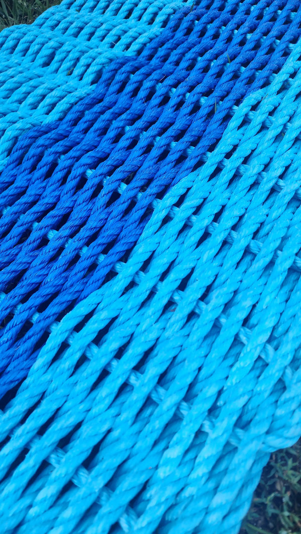 Light Blue and Blue Rope Mat Little Salty Rope