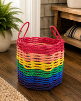Rainbow Rope Basket Little Salty Rope