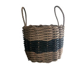 Rope Storage Basket Brown and Black Little Salty Rope