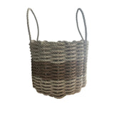 Rope Storage Basket Tan and Brown Little Salty Rope