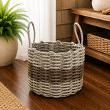 Tan & Brown Rope Basket Little Salty Rope