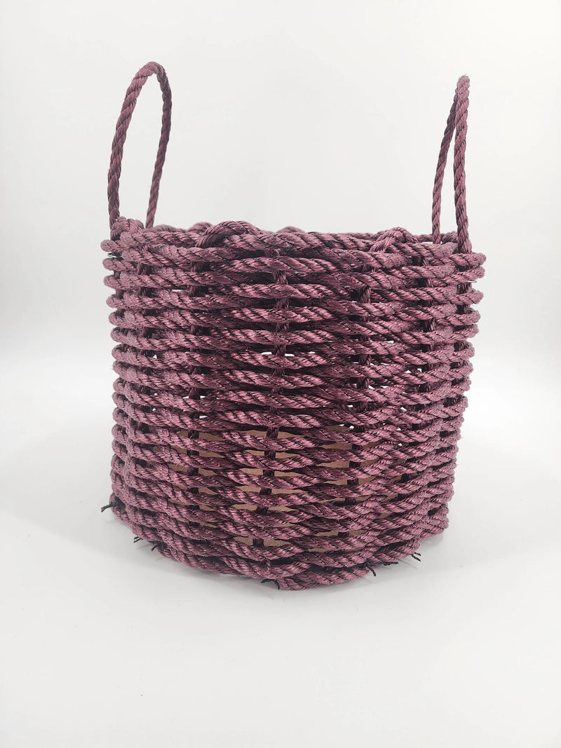 Solid Color Maine Lobster Rope Storage Basket Little Salty Rope