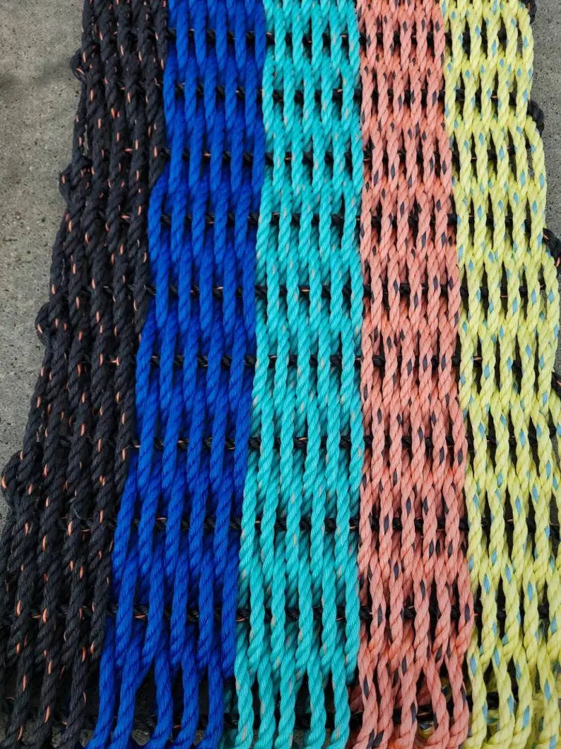 Rope Mat made with Lobster Rope Little Salty Rope
